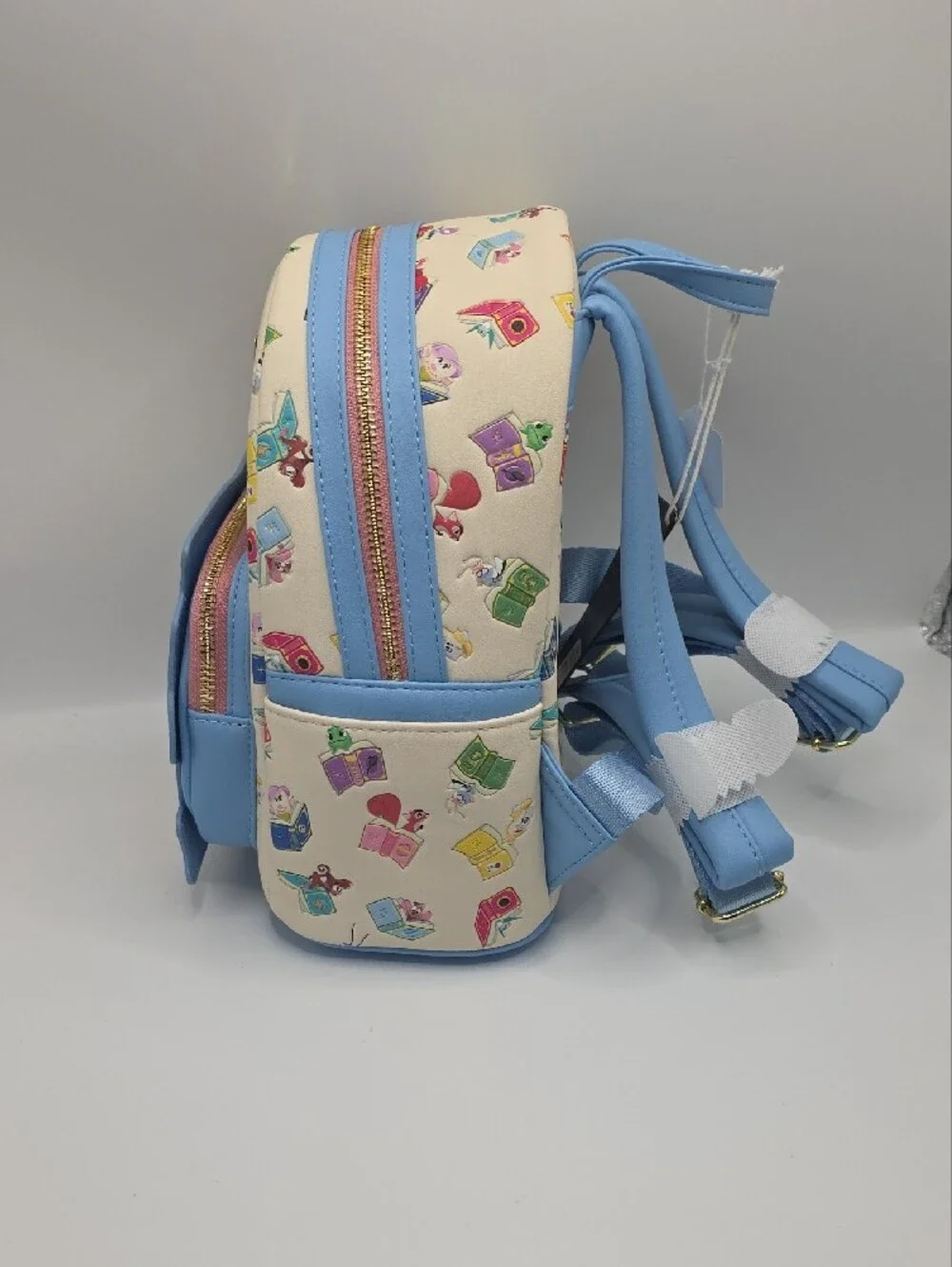Loungefly Cream & Pastel Princess Storybook Mini Backpack - Disney Classics